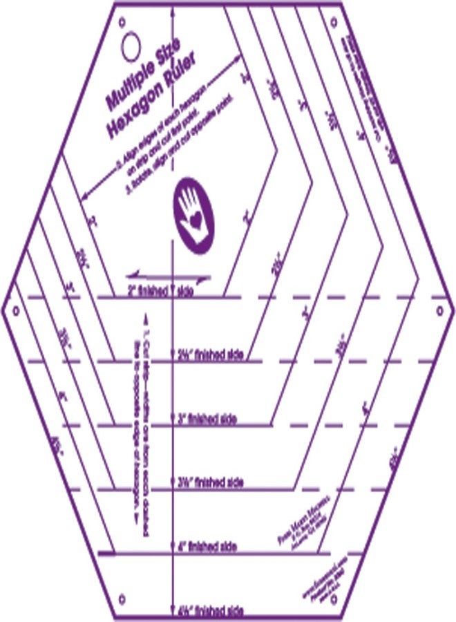 Marti Michell My Favorite Hexagon Ruler